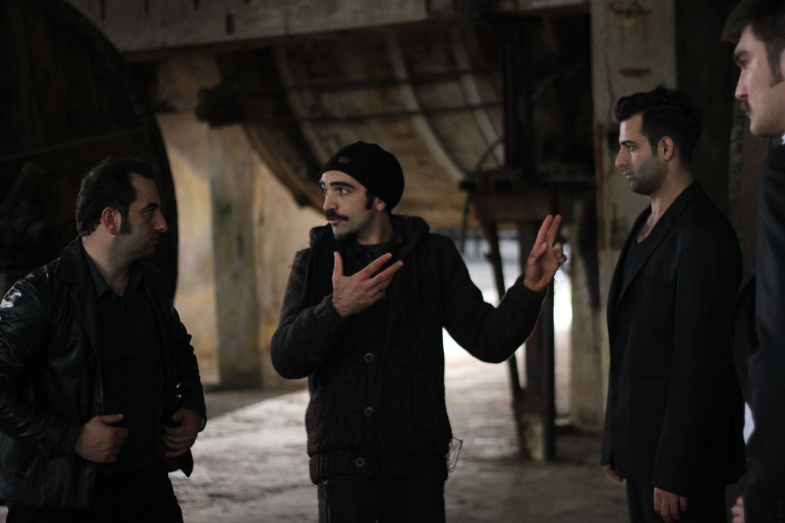 Dizi-film yapımından bir kare — Kuzgun Akademi