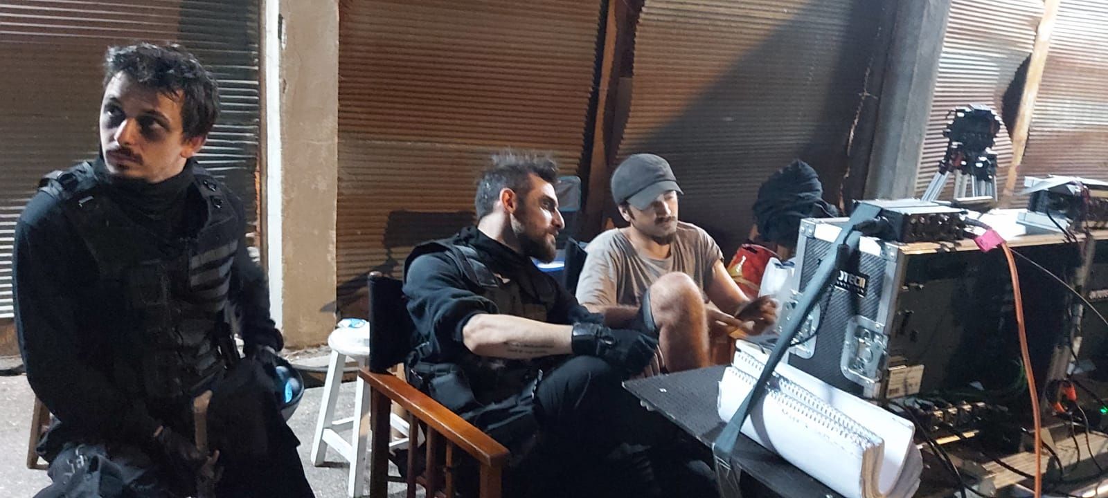 Dizi-film yapımından bir kare — Kuzgun Akademi