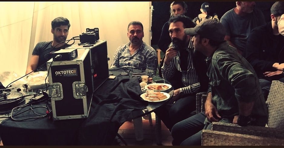 Dizi-film yapımından bir kare — Kuzgun Akademi