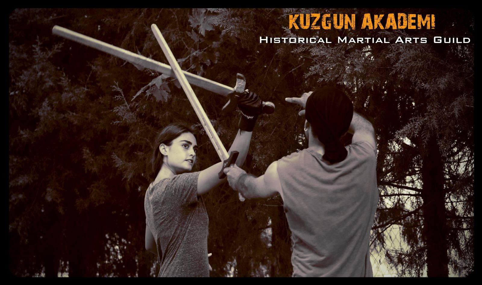 Dizi-film yapımından bir kare — Kuzgun Akademi