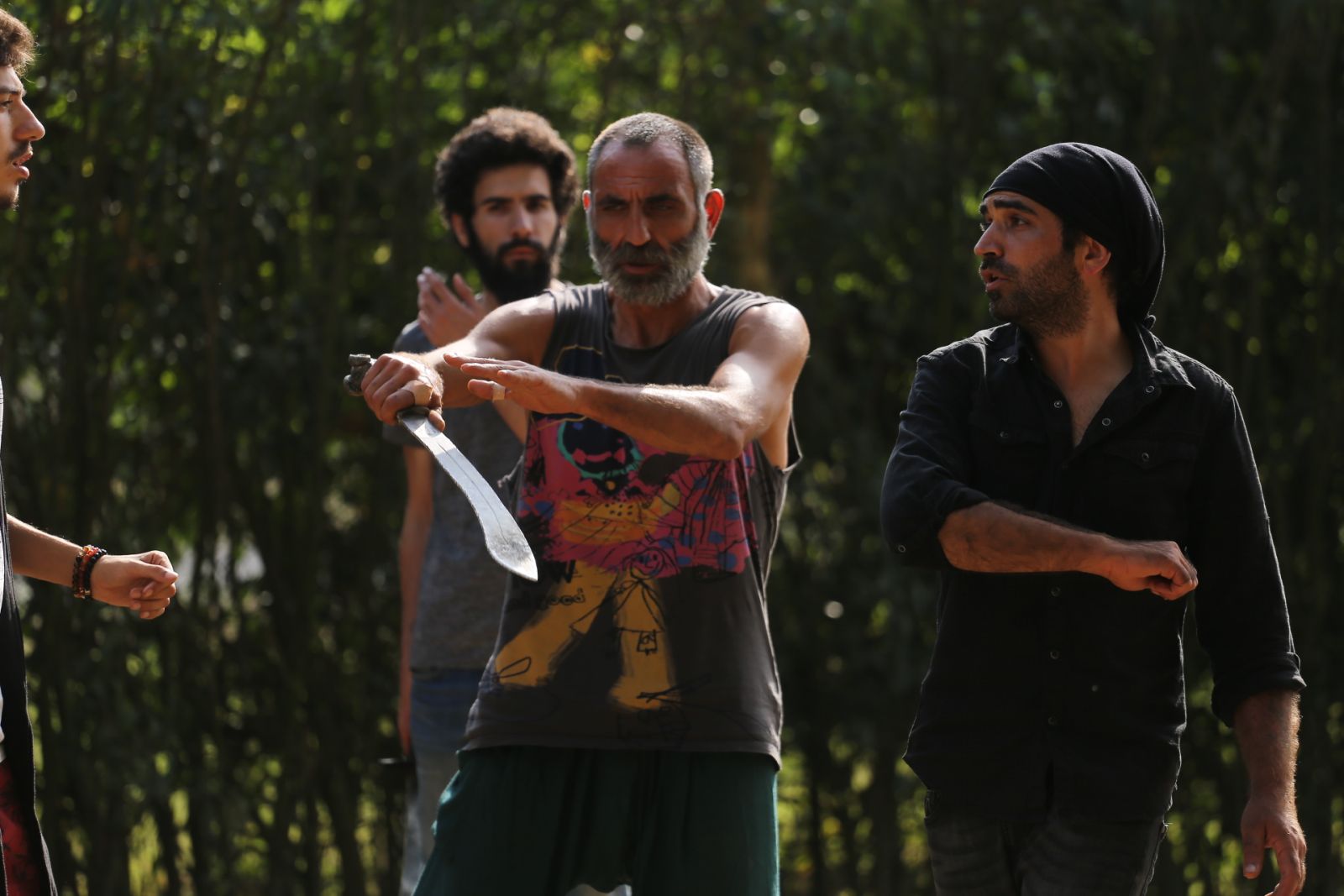 Dizi-film yapımından bir kare — Kuzgun Akademi