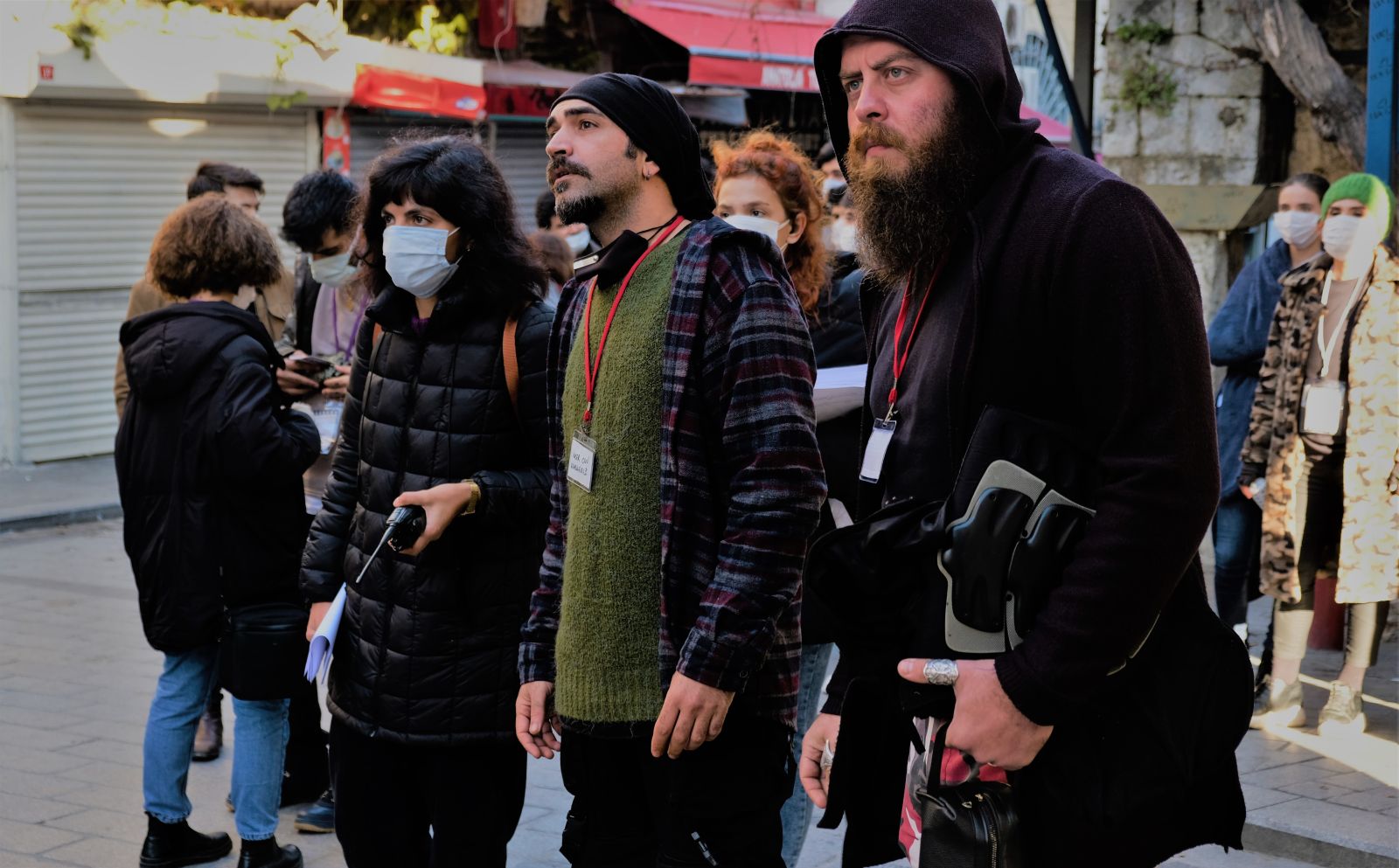 Dizi-film yapımından bir kare — Kuzgun Akademi