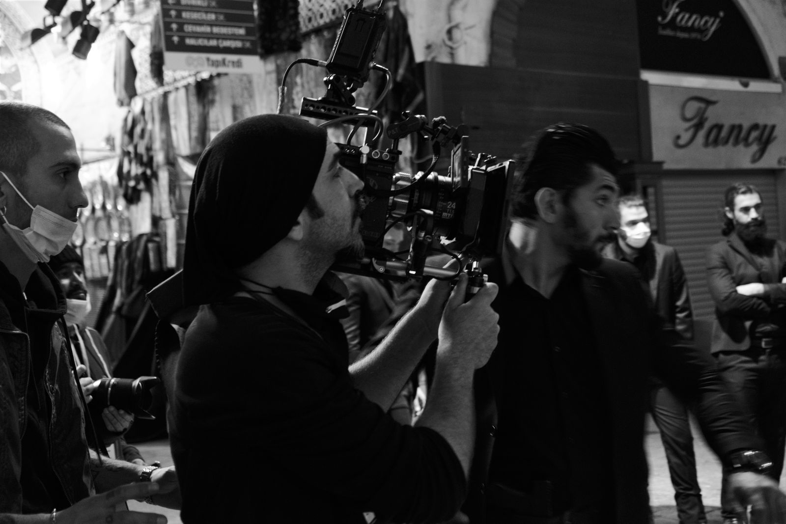 Dizi-film yapımından bir kare — Kuzgun Akademi