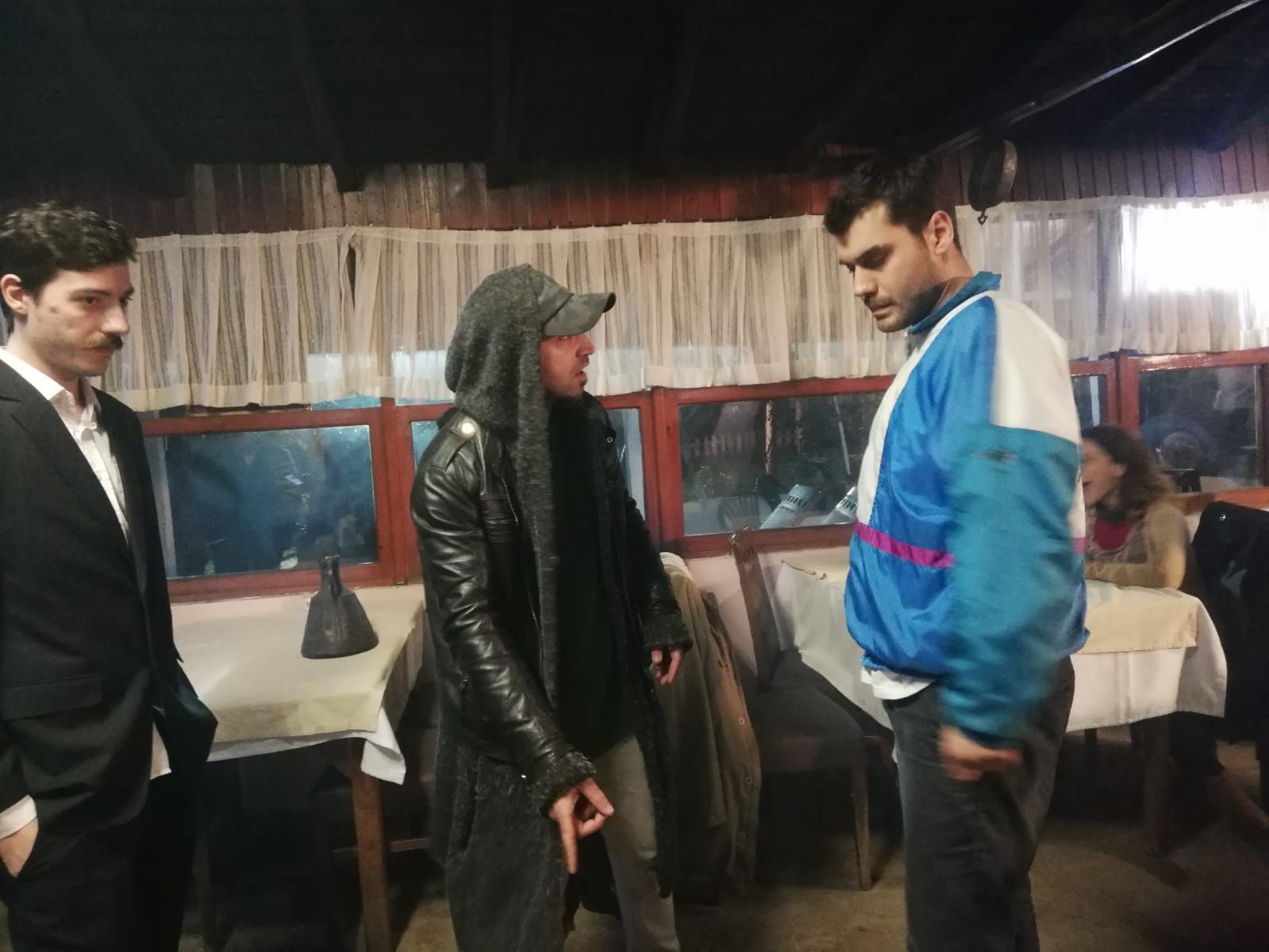 Dizi-film yapımından bir kare — Kuzgun Akademi
